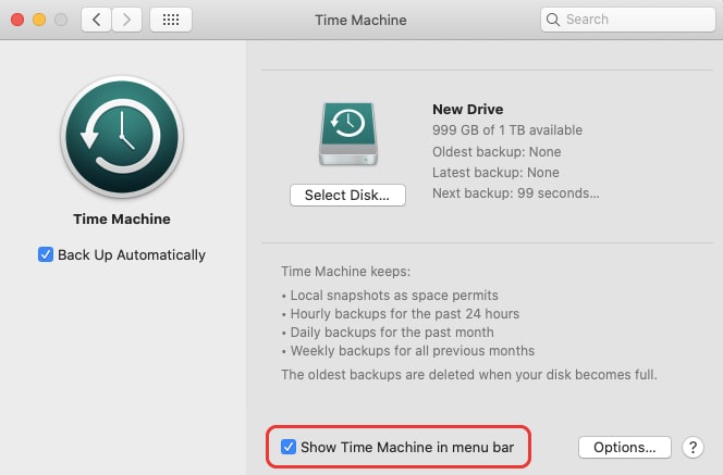 instructions for time machine program on mac mini
