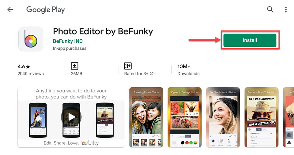 befunky photo editor download for mac